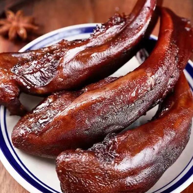 四川重庆特产腊猪舌农家柴火烟熏
