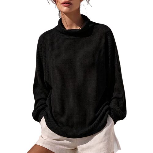 Stand up collar casual long sleeved top   立领休闲长袖上衣