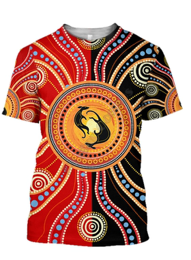 Personalized 3DPrinted Crew Neck Short Sleeves个性3D印花短袖