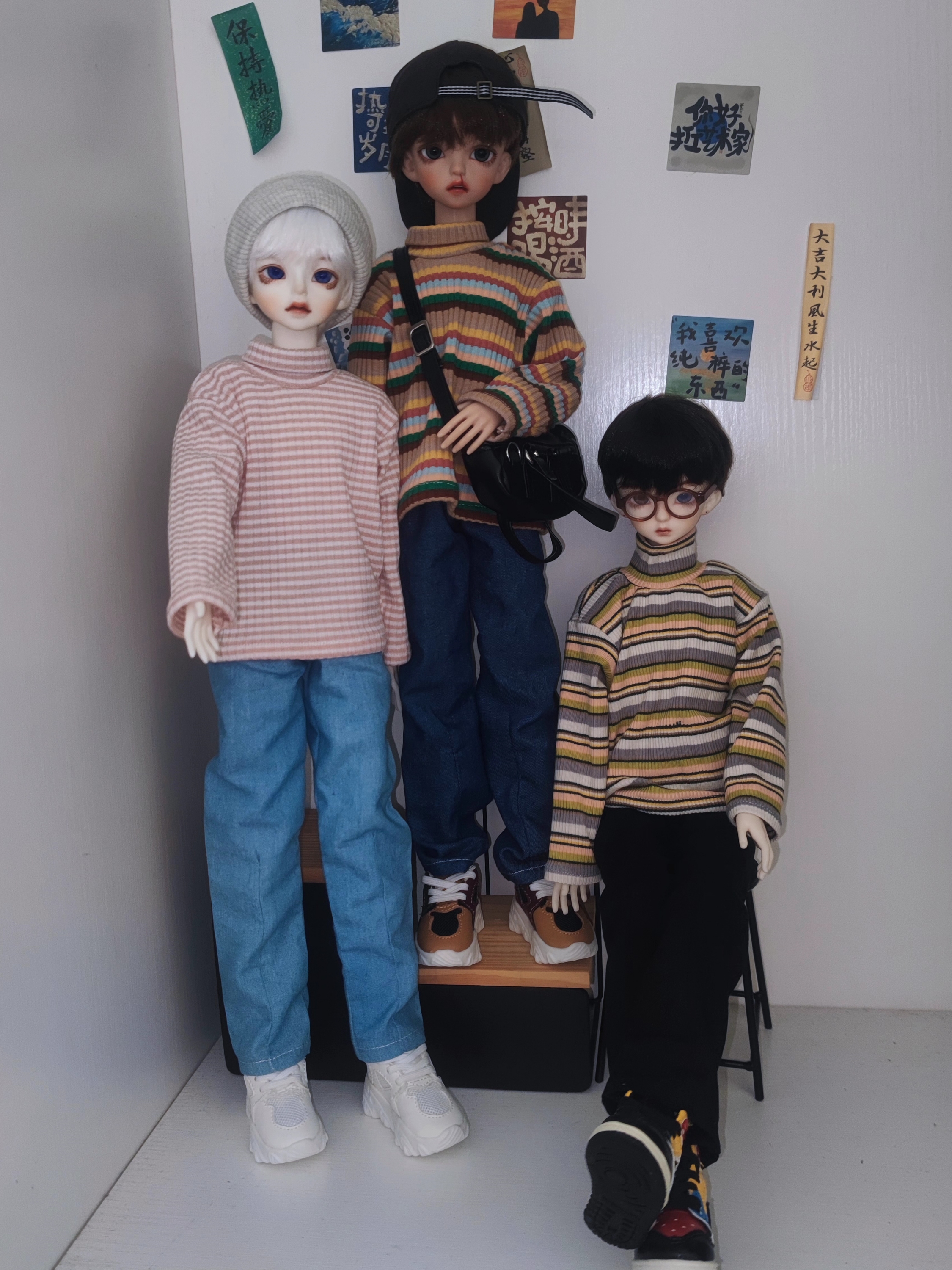 友人娃衣高领毛衣ob22ob24