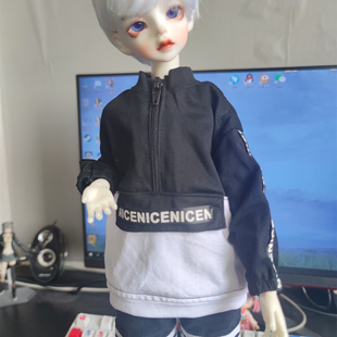 友人娃衣三分四分六分 叔叔ob22尺寸定制拉链卫衣上衣BJD娃衣包邮
