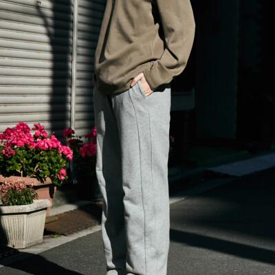 UTIMUS阔腿卫裤中腰毛圈休闲运动直筒垂感宽松通勤cleanfit