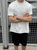 UTIMUS coolmax轻薄短袖 男速干T恤莱卡纯色宽松抗菌Tee