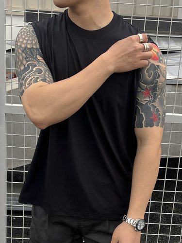无袖坎肩背心coolmax莱卡杜邦