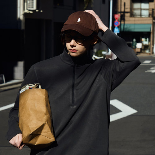 UTIMUS立领半拉链保暖卫衣