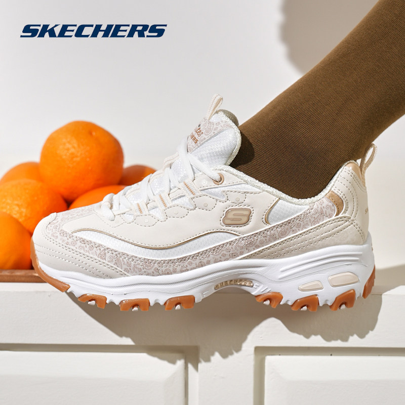 Skechers斯凯奇女鞋春夏新款厚底老爹鞋百搭耐磨运动休闲鞋896135高性价比高么？