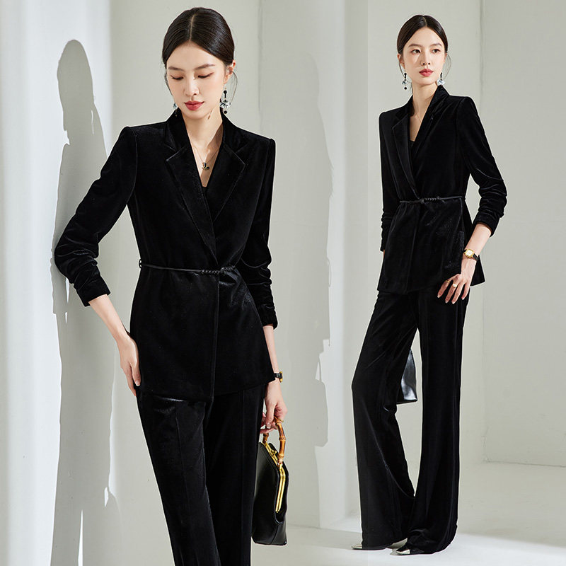 修身套装优雅时尚2025春季国风新款女神范御姐风高端职场西服外套,女装/女士精品,时尚套装,淘宝优惠券,粉丝福利购,淘宝优惠卷