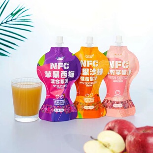 疆果萃新疆特产苹果汁石榴汁原汁NFC原液0添加代餐鲜果原浆袋装