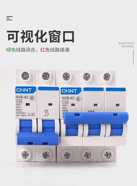 正泰NXB空气开关32a2p家用空开小型断路器总开电闸63a100a125dz47