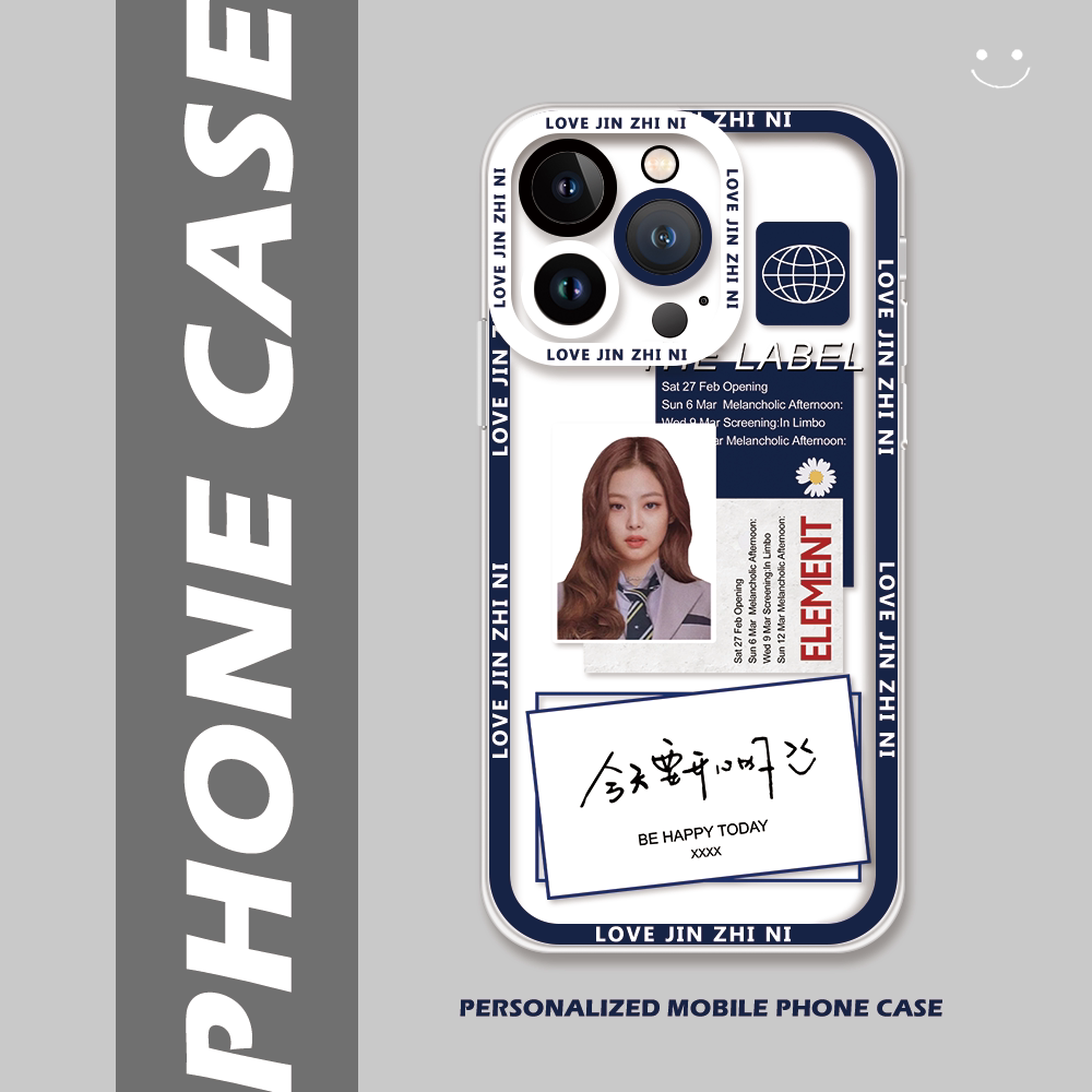 金智妮blackpink手机壳适用于华为p40小米12oppoa92s荣耀9x一加11