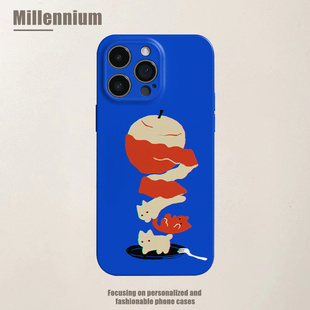 适用于iPhone17Promax苹果皮演变小猫过程16pro手机壳15pro菲林iphoneair日系12软壳11卡通13pro萌宠苹果14