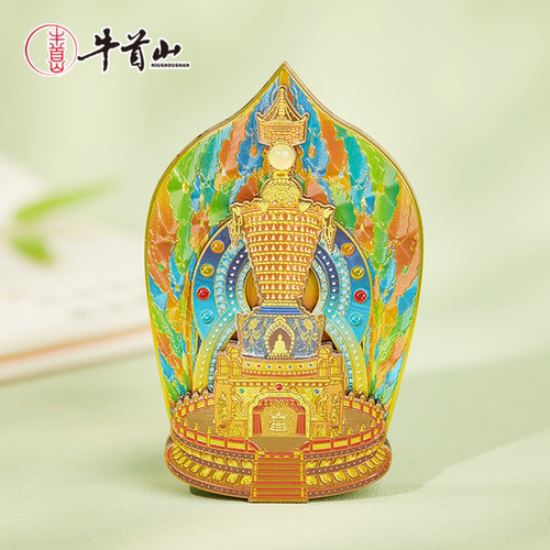 舍利大塔发光冰箱贴南京纪念品