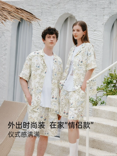 Детская пижама, летние нарукавники, марлевый детский комплект, семейный стиль, короткий рукав