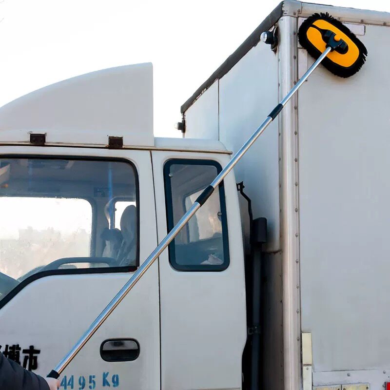 大货车洗车拖把刷子专用工具擦车神器加长加厚长杆客车长柄伸缩
