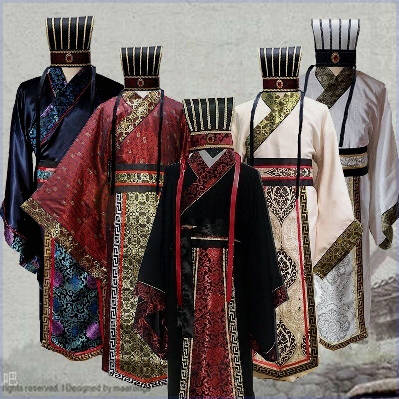 古装男汉服唐装秦朝春秋战国