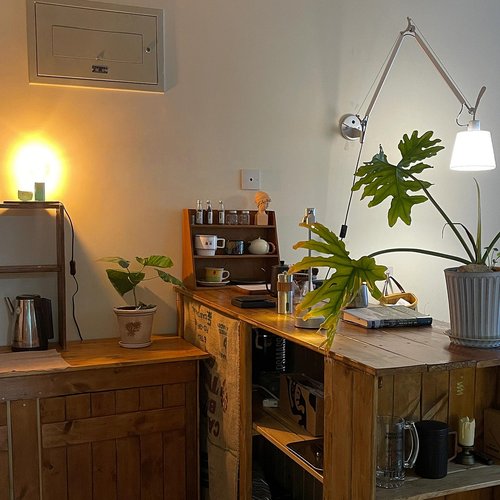 【厨房小角落】咖啡杯收纳架杯子陈列展示架玻璃陶瓷杯高级感实木