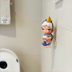 【厕所搭子】盲盒收纳展示架上墙亚克力透明展示盒免打孔挂墙托架