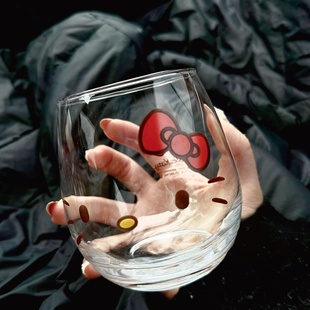 玻璃杯高级感轻奢耐高温玻璃杯家用喝水透明杯子ins风防摔防爆