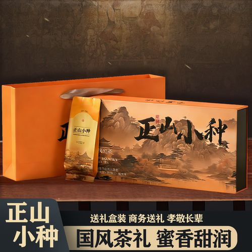 正山小种伴手礼盒装正宗武夷山原产浓香型桐木关红茶送礼佳品茶叶