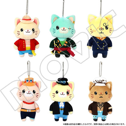 海贼王 日本正版 代购 MOVIC动漫周边With cat 眼罩猫咪ONE PIECE