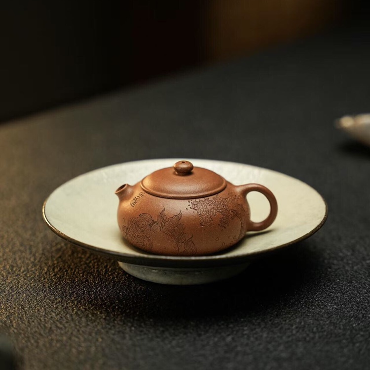 金玉满堂西施乳宜兴紫砂壶·80cc原矿降坡料娇小圆润可爱手工小壶