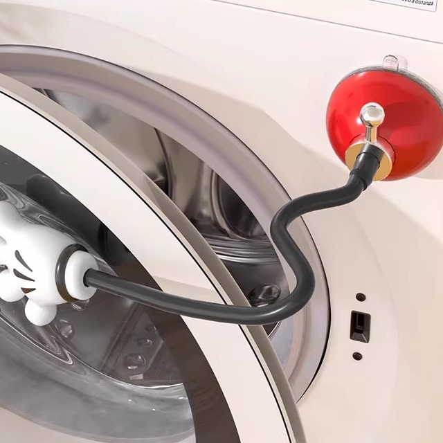 洗衣机门吸盘固定器支撑杆通风家用滚筒洗衣机限位器卡扣门挡支架