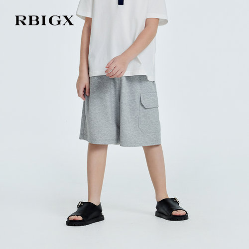 RBIGX男童夏季新款工装针织短裤