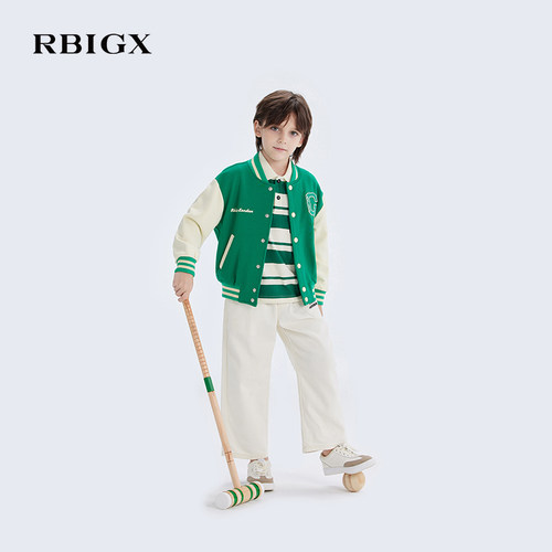 RBIGX瑞比克春秋绣花棒球外套