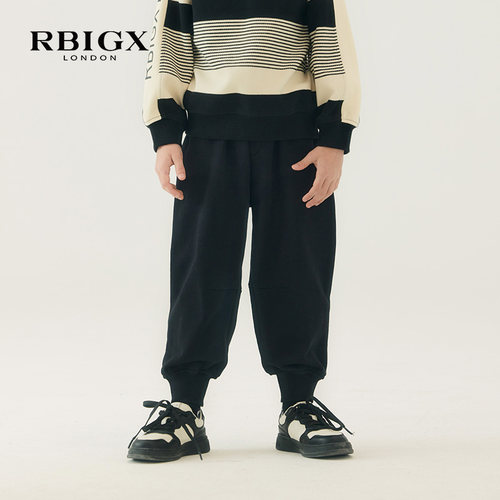 RBIGX瑞比克男童罗纹收口运动裤