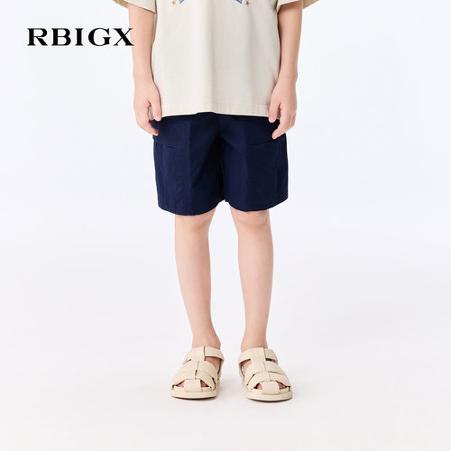 RBIGX瑞比克夏季纯棉童工装短裤