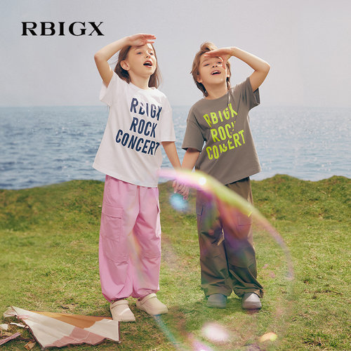 RBIGX儿童防蚊裤抗菌凉感冲锋裤