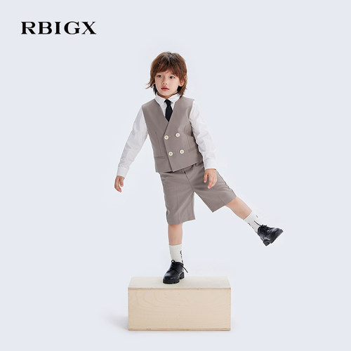 RBIGX瑞比克童装双排扣马甲