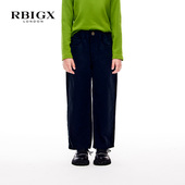 子儿童牛仔裤 RBIGX瑞比克童装 百搭韩版 休闲帅气裤 冬季 新款