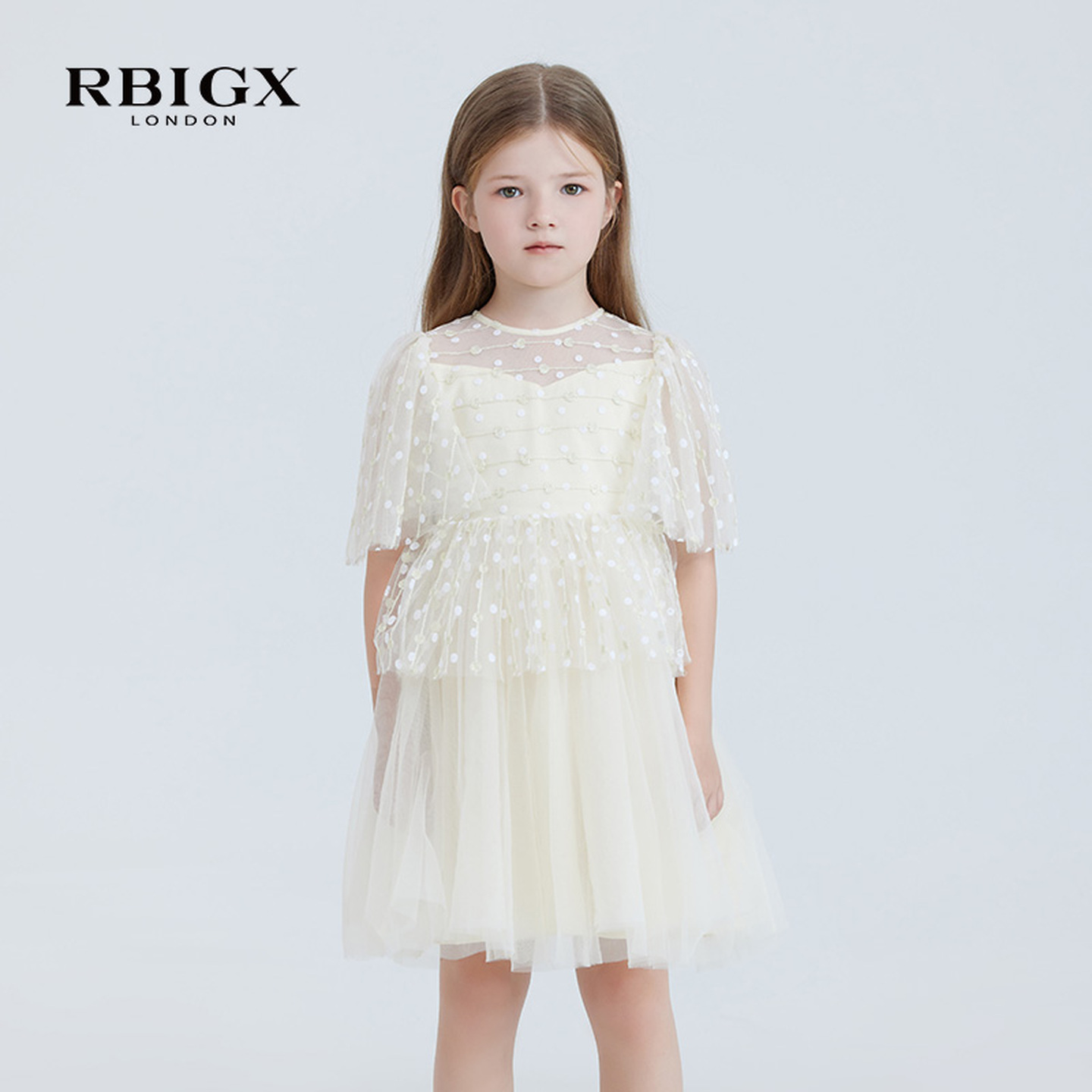 RBIGX童装秋季甜美公主裙