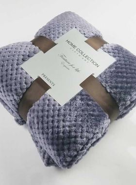 Flannel Fleece Sofa Throw Soft Travel Blanket Warm Bedspread