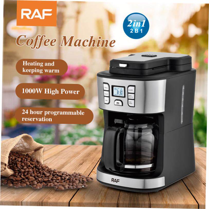 2 In1 English Coffee Machine maker Digital Display Keep Warm