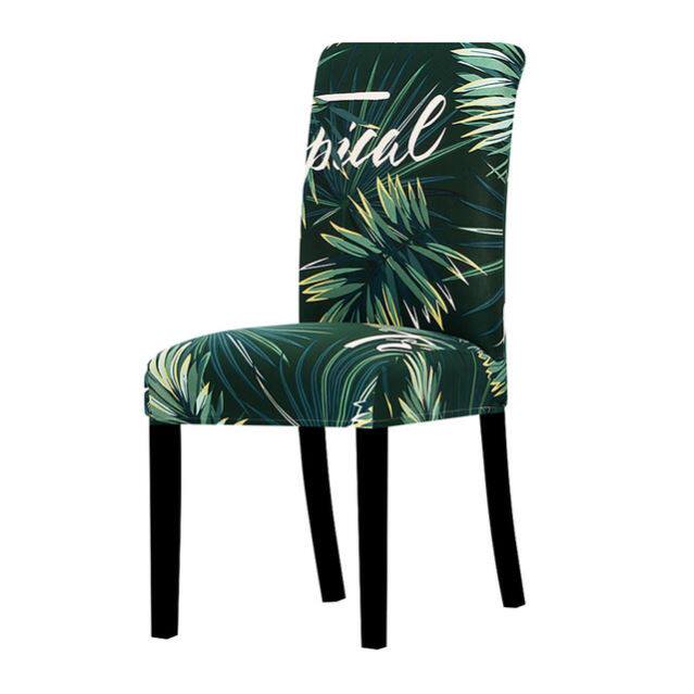 Chair Cover Printed Stretch Anti-dirty Elastic Seat Cover us