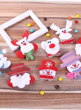 Christmas led with light creative elderly light brooch灯