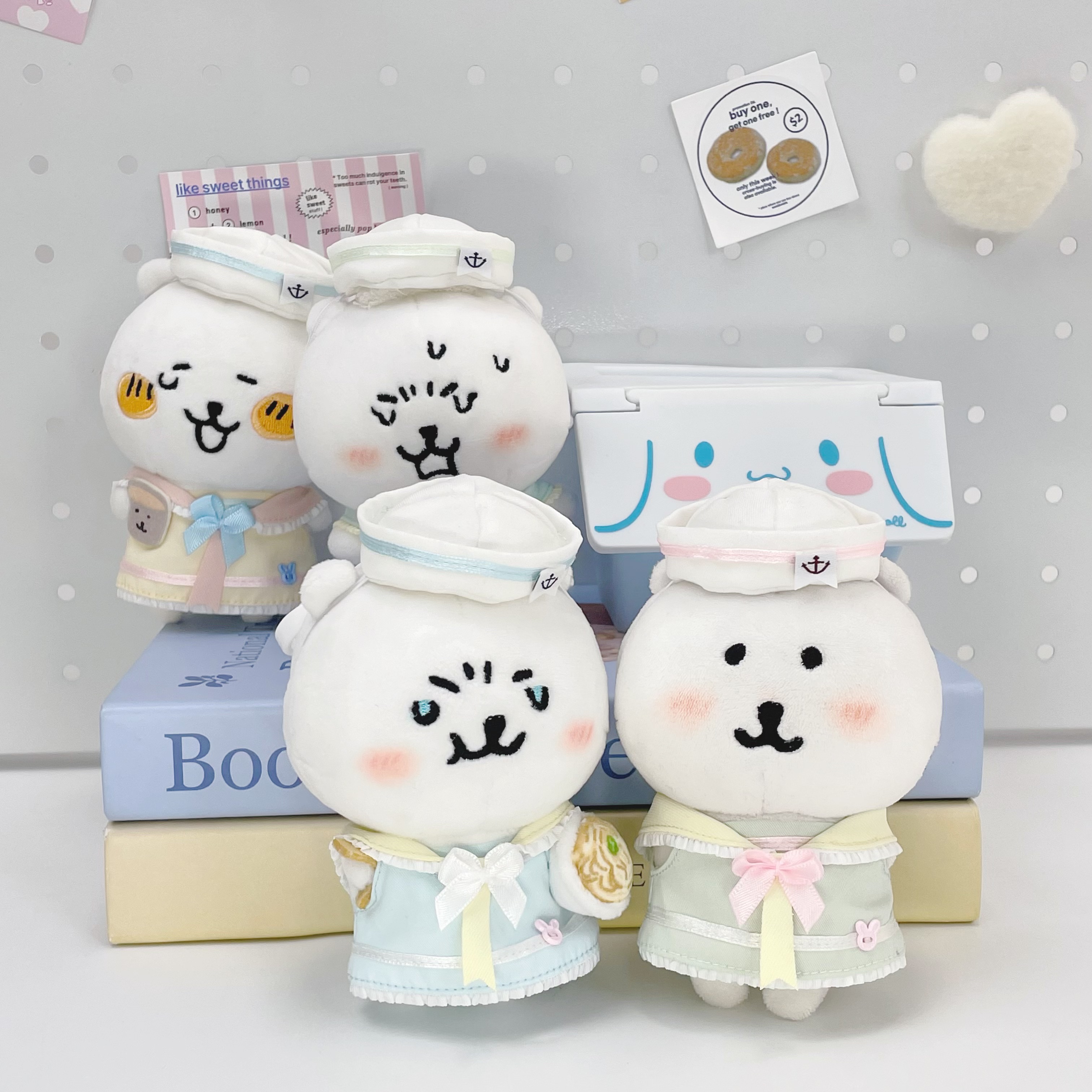 【新品】元气萌想风吹半夏无属性10cm娃衣棉花娃娃衣服自嘲熊可穿
