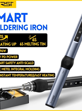 FNIRSI HS-01 Smart Electric Soldering Iron PD 65W Adjustable