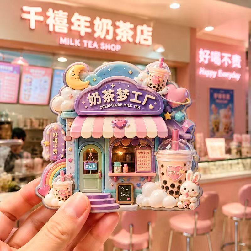 冰箱贴树脂磁吸浮雕冰箱贴创意文