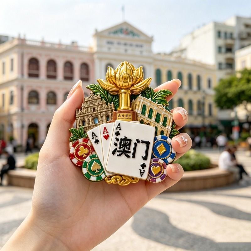 冰箱贴澳门特色扑克牌筹码大本钟