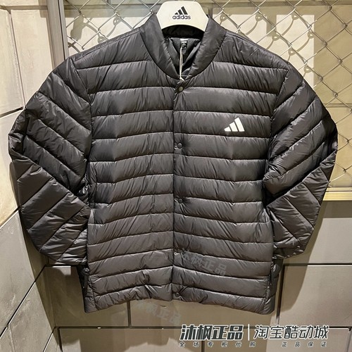 阿迪达斯男轻薄款保暖羽绒服外套