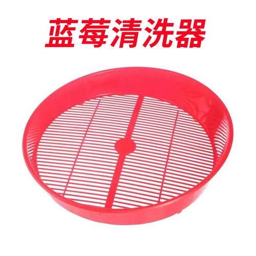爆款蓝莓清洗器蓝莓塑料筛子红果水果清洗器清洗盘园林工具