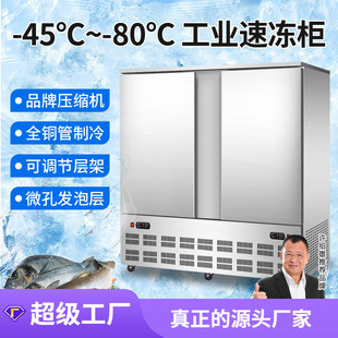 商用速冻柜急冻海参海鲜生胚油条饺子包子插盘速冻机冷冻风冷冰柜