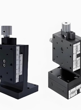 米思米同款ZEG25/40/60/-R/高精度Z轴手动滑台/燕尾槽/进给丝杠型