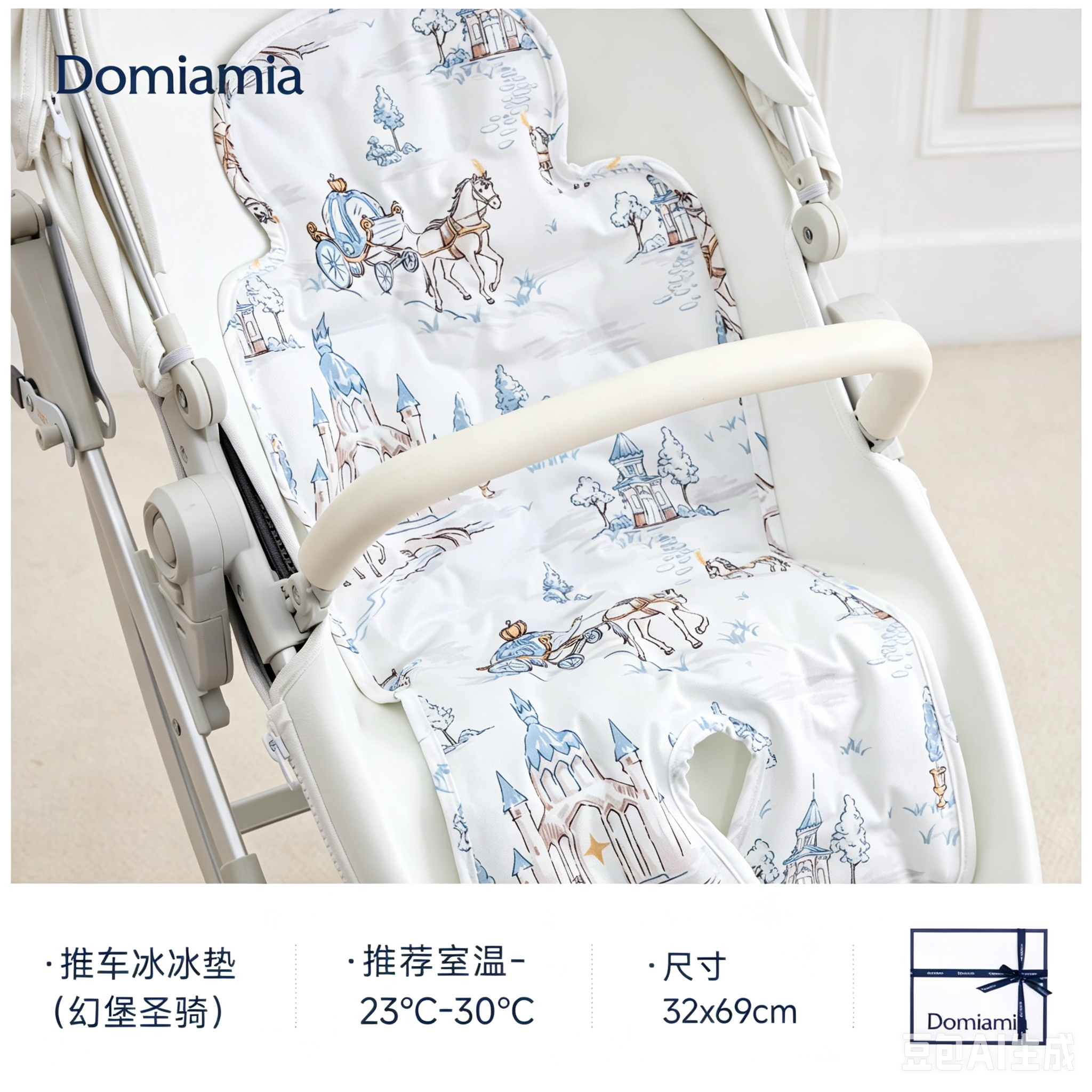 Domia婴儿推车凉席坐垫童