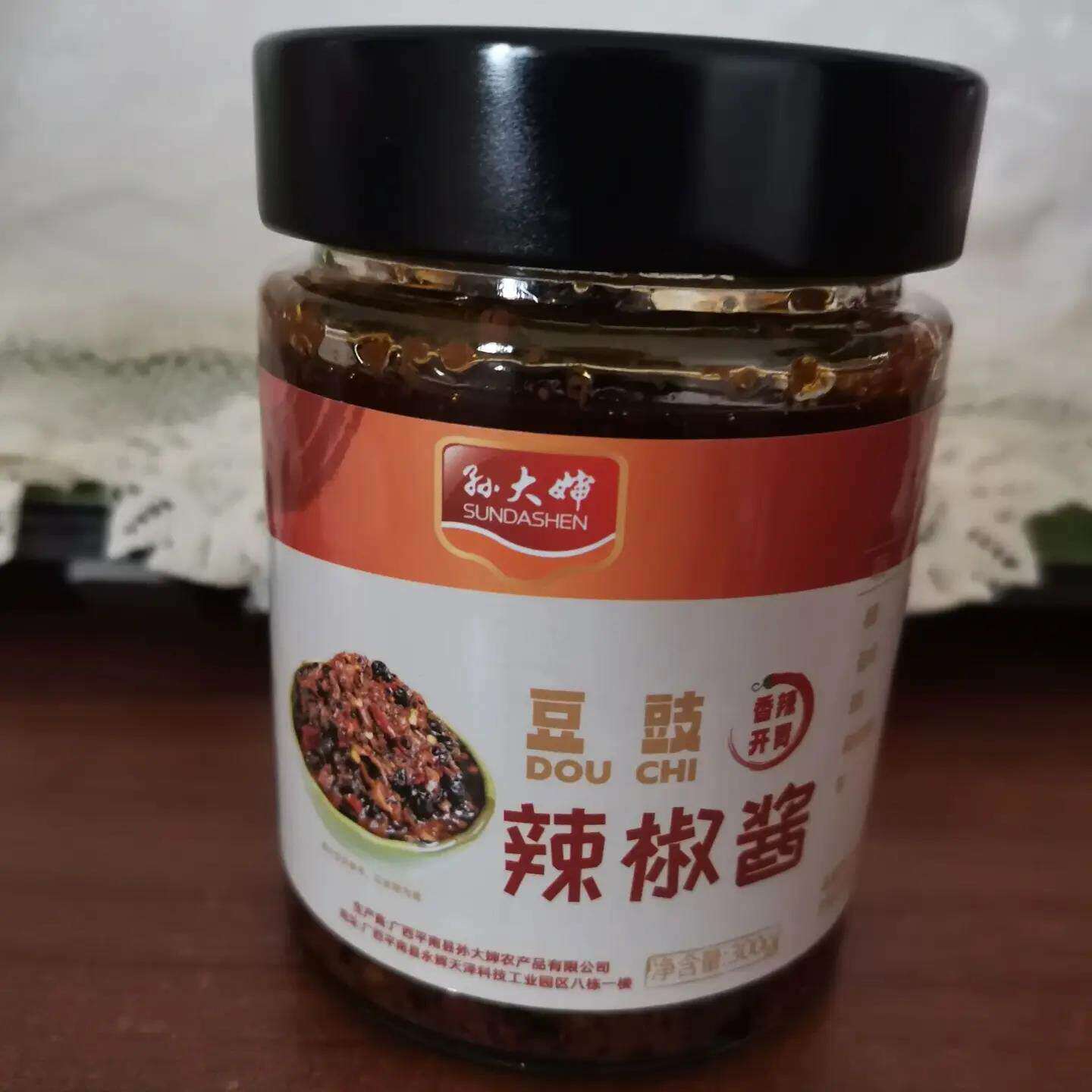 孙大婶辣椒酱豆豉蒜蓉广西特产拌面辣椒酱开胃香辣即食下饭正宗