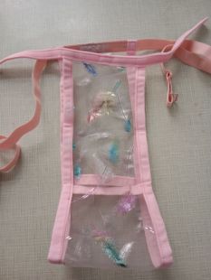 网纱叶子卫生带透气性感女士内裤可调节月经带