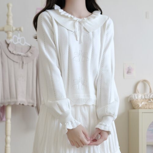 lolita毛衣内搭铃兰打底秋冬